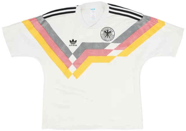 adidas Germany Mens SS Home Shirt 1988