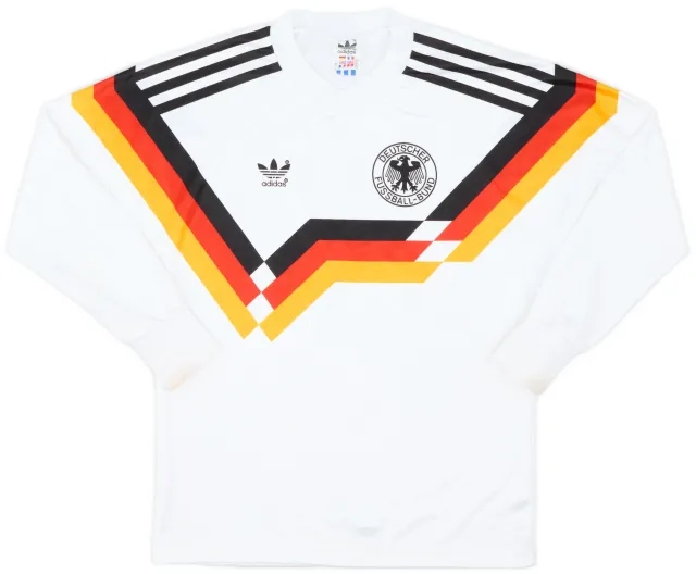 adidas 1988-90 West Germany Home L/S Shirt - 7/10 - (XS)