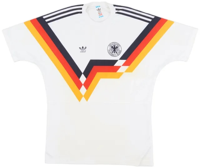 adidas Germany Mens SS Home Shirt 1988