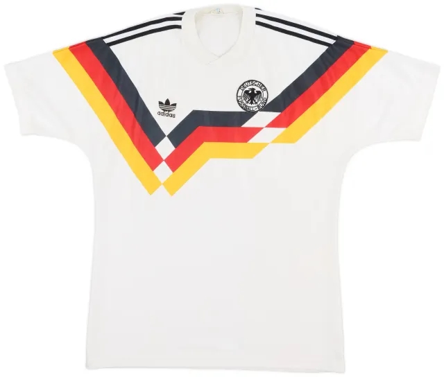 adidas 1988-90 West Germany Home Shirt - 9/10 - (M/L)