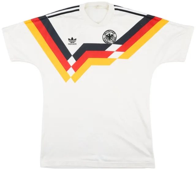 adidas Germany Mens SS Home Shirt 1988