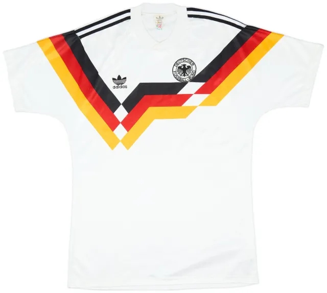 adidas 1988-90 West Germany Home Shirt - 9/10 - (M/L)
