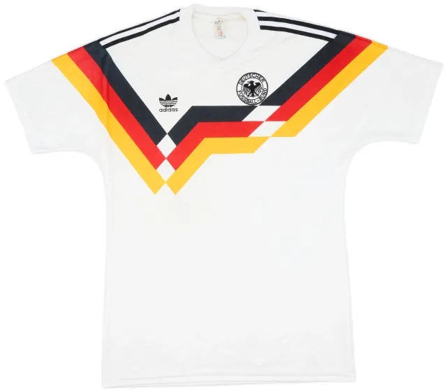 adidas 1988-90 West Germany Home Shirt - 8/10 - (M/L)