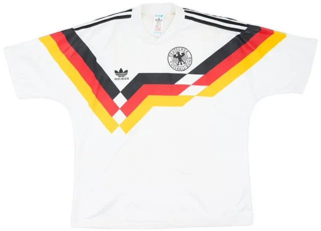 adidas 1988-90 West Germany Home Shirt - 8/10 - (M/L)