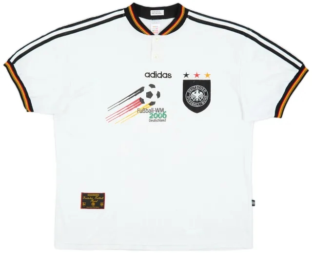 adidas 1996-98 Germany WM2006 Home Shirt - 9/10 - (XXL)