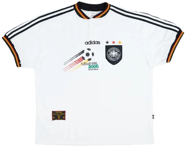adidas 1996-98 Germany WM2006 Home Shirt - 8/10 - (XXL)