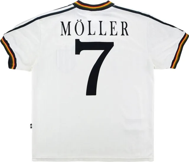 adidas 1996-98 Germany Home Shirt Moller #7 - 8/10 - (S)