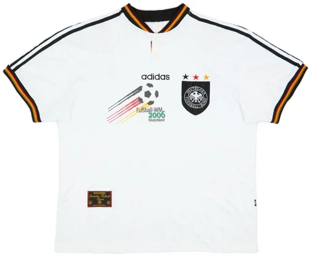 adidas 1996-98 Germany WM2006 Home Shirt - 6/10 - (XXL)