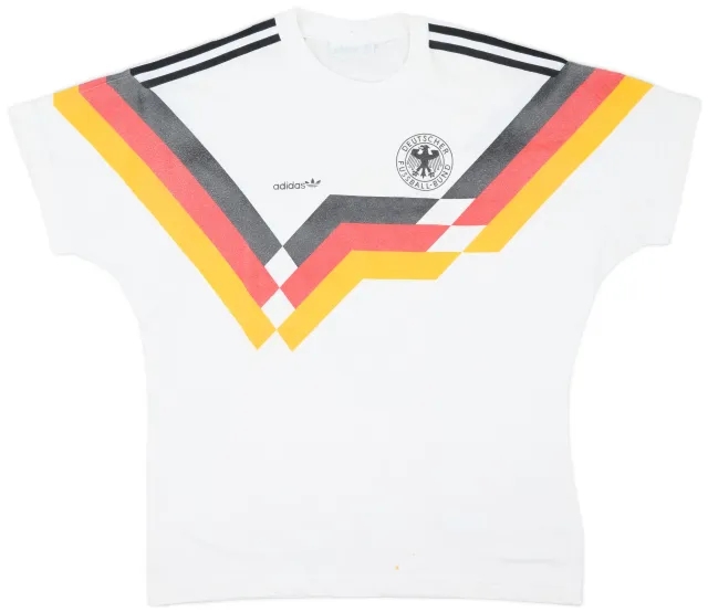 1990-92 Germany adidas Training Tee - 7/10 - (L)