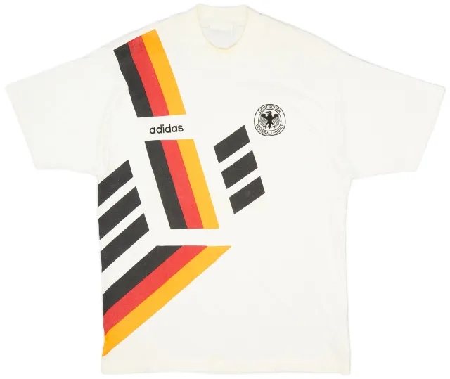 1994-96 Germany adidas Training Cotton Tee - 7/10 - (M)