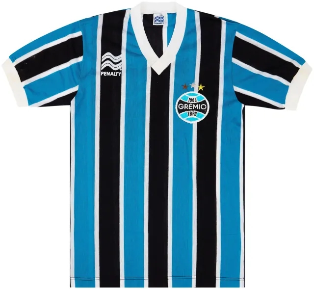 1986 Gremio Match Issue Home Shirt #16