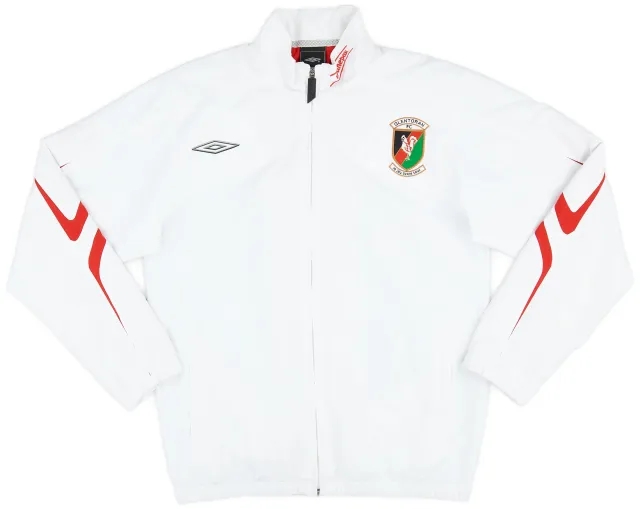 2007-08 Glentoran Umbro Track Jacket - 8/10 - (S)