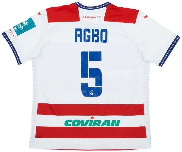 Joma 2016-17 Granada Home Shirt Agbo #5 - 6/10 - (XL.Boys)
