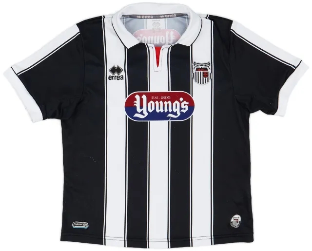 Errea 2013-14 Grimsby Town Home Shirt - 8/10 - (XXS)