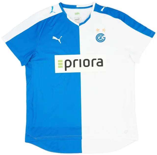 Puma 2015-16 Grasshoppers Home Shirt - 8/10 - (XXL)