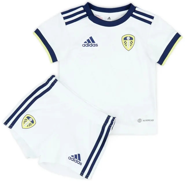 adidas 2022-23 Leeds United Home Shirt & Shorts Kit (18 Months)