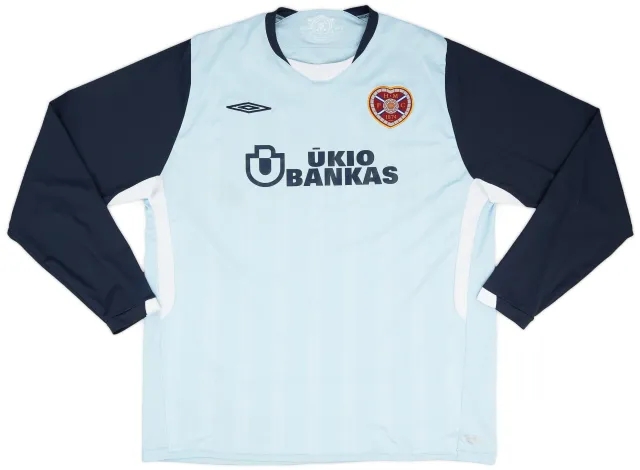 Umbro 2009-10 Hearts Away L/S Shirt - 7/10 - (XXL)