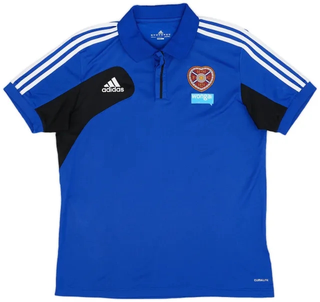 2012-14 Hearts adidas Polo Shirt - 8/10 - (L/XL)