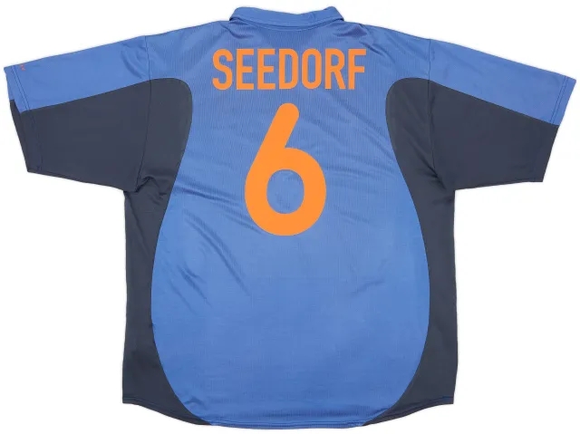 Nike 2000-02 Netherlands Away Shirt Seedorf #6 - 6/10 - (XXL)