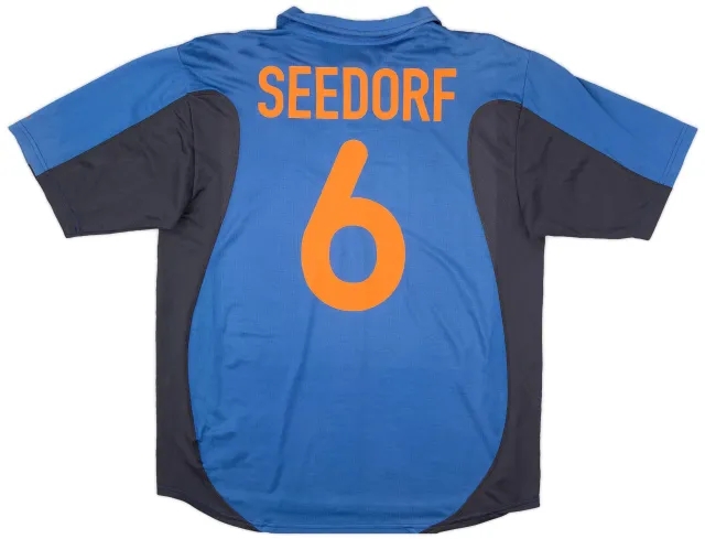 Nike 2000-02 Netherlands Away Shirt Seedorf #6 - 7/10 - (L)