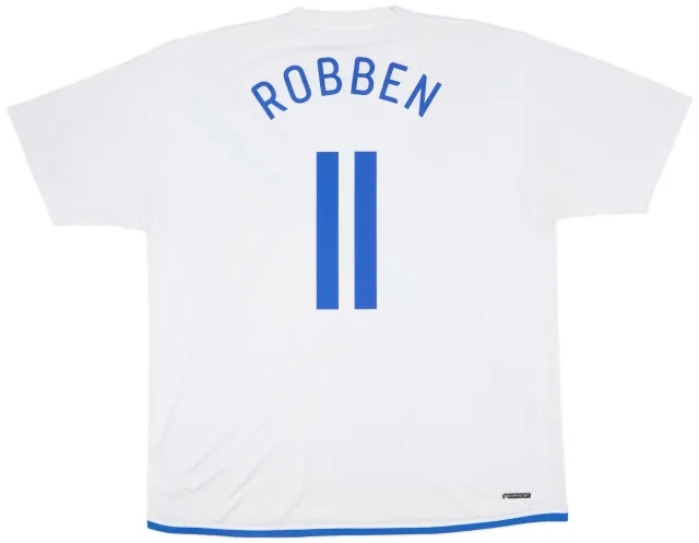 Nike 2006-08 Netherlands Away Shirt Robben #11 - 9/10 - (XXL)