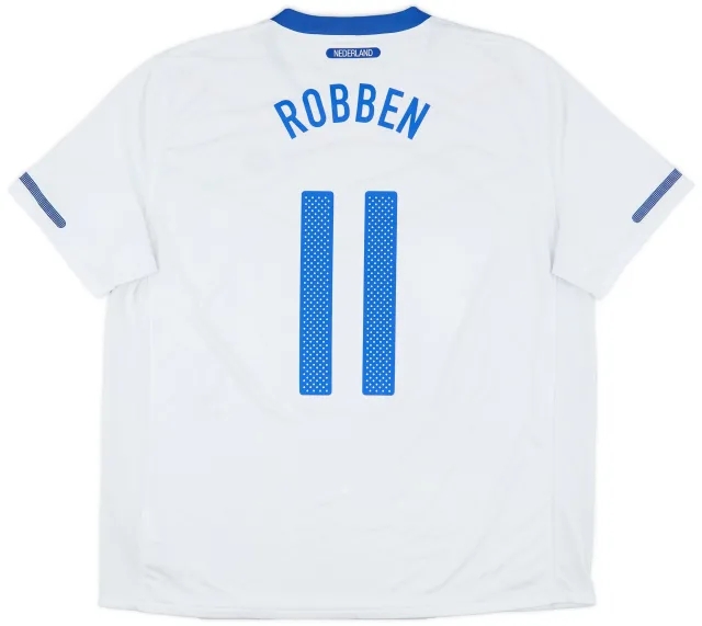 Nike 2010-11 Netherlands Away Shirt Robben #11 - 9/10 - (XXL)