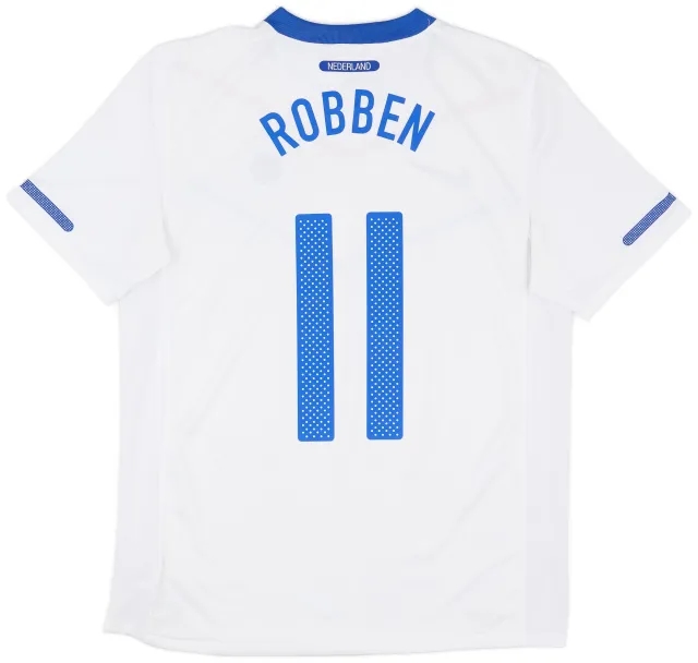 Nike 2010-11 Netherlands Away Shirt Robben #11 - 9/10 - (M)