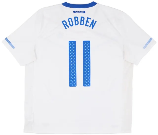 Nike 2010-11 Netherlands Away Shirt Robben #11 - 6/10 - (XL)