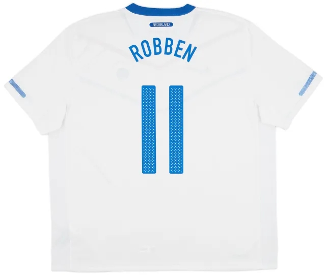 Nike 2010-11 Netherlands Away Shirt Robben #11 - 7/10 - (XXL)