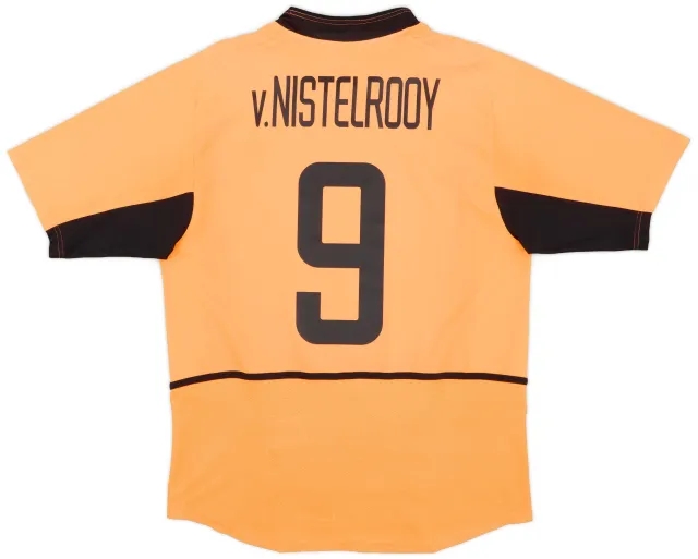 Nike 2002-04 Netherlands Home Shirt V.Nistelrooy #9 - 6/10 - (L)