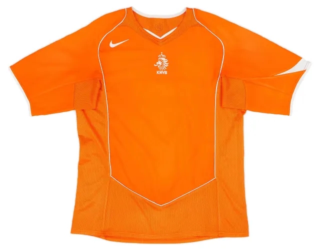 Nike 2004-06 Netherlands Home Shirt - 9/10 - (XL)