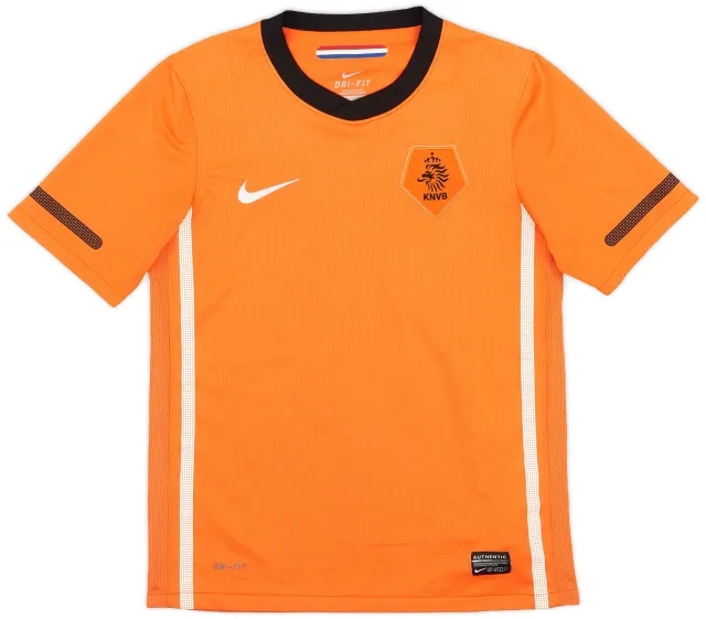 Nike 2010-11 Netherlands Home Shirt - 8/10 - (M.Boys)