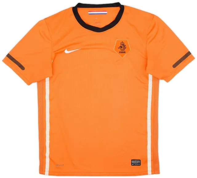 Nike 2010-11 Netherlands Home Shirt - 8/10 - (XL.Boys)