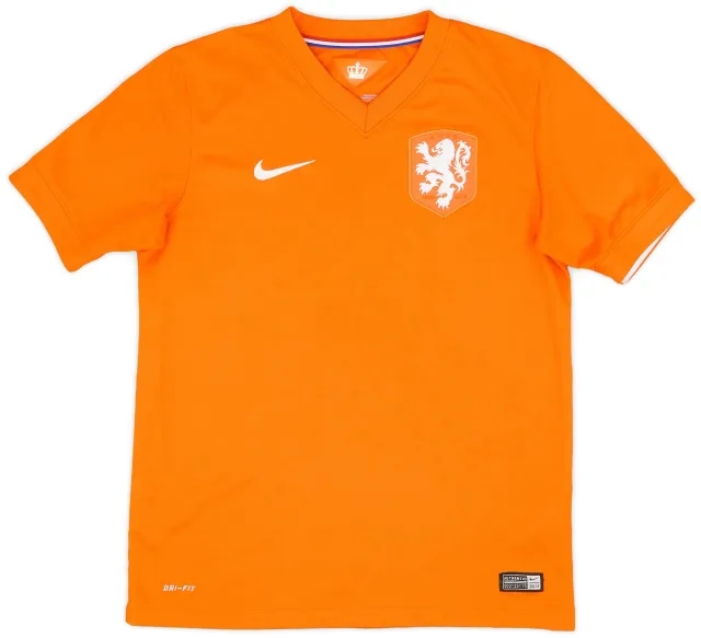 Nike 2014-15 Netherlands Home Shirt - 8/10 - (L.Boys)