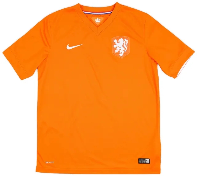 Nike 2014-15 Netherlands Home Shirt - 8/10 - (XL.Boys)