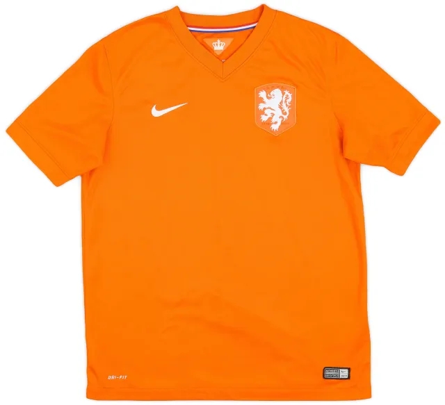 Nike 2014-15 Netherlands Home Shirt - 9/10 - (XL.Boys)