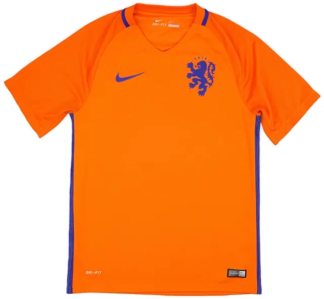 Nike 2016-18 Netherlands Home Shirt - 9/10 - (S)