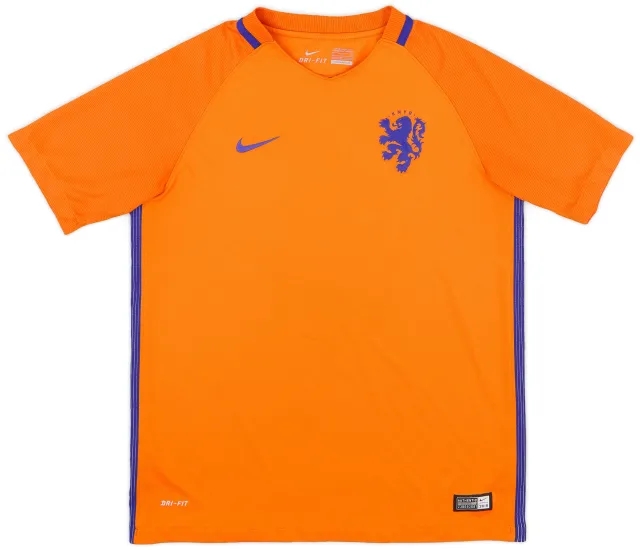 Nike 2016 Netherlands Home Shirt - 8/10 - (XL.Boys)