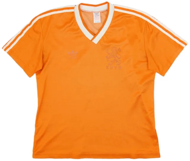 adidas 1985-88 Netherlands Home Shirt #8 - 4/10 - (M/L)