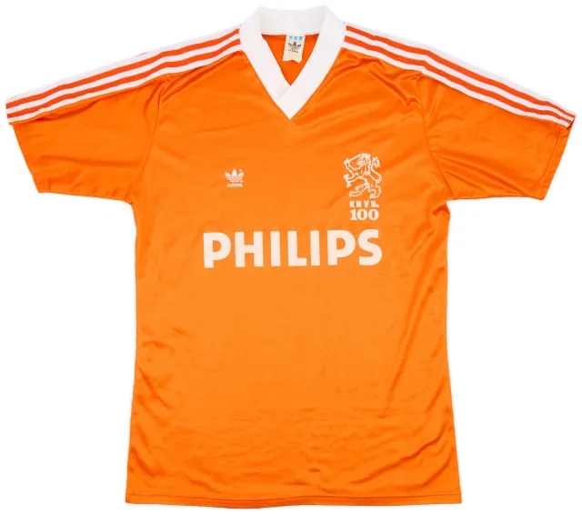 adidas 1988-90 Netherlands Centenary Home Shirt - 9/10 - (L)