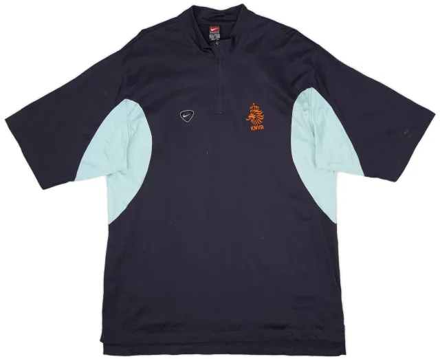 2002-04 Netherlands Nike 1/4 Zip Training Top - 8/10 - (XL)