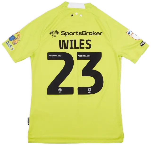 Umbro 2023-24 Huddersfield Match Issue Away Shirt Wiles #23