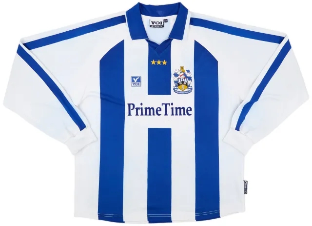 2002-03 Huddersfield Home L/S Shirt - 4/10 - (XL)