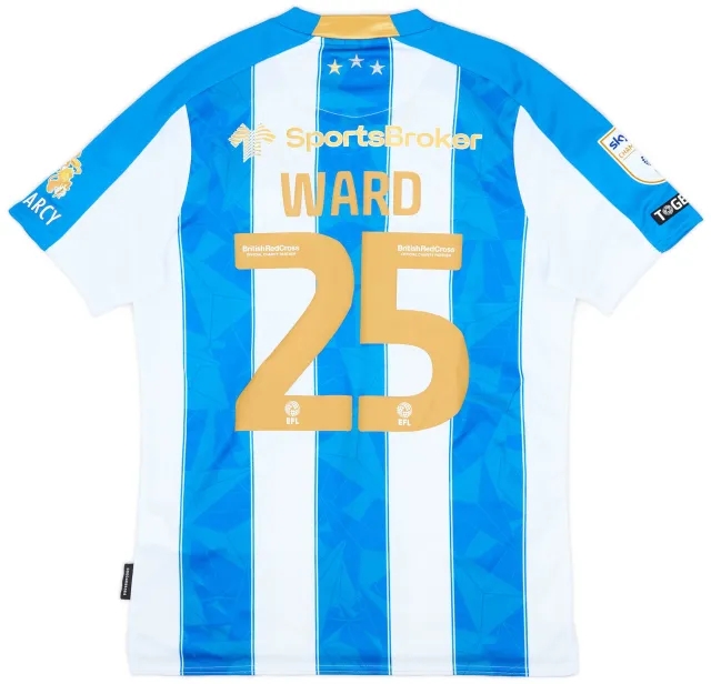 Umbro 2023-24 Huddersfield Match Issue Home Shirt Thomas #14