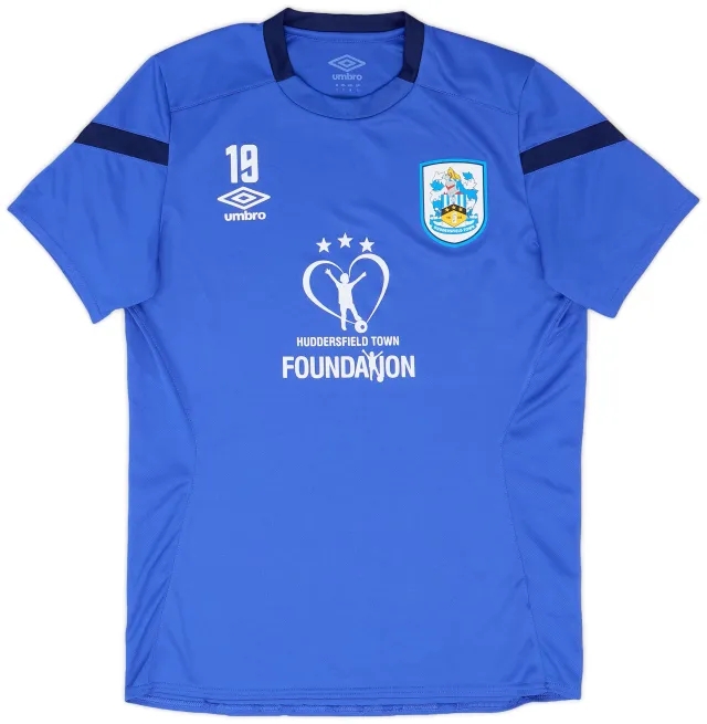 2022-23 Huddersfield Player Issue Umbro Training Shirt #19 - 8/10 - (S)