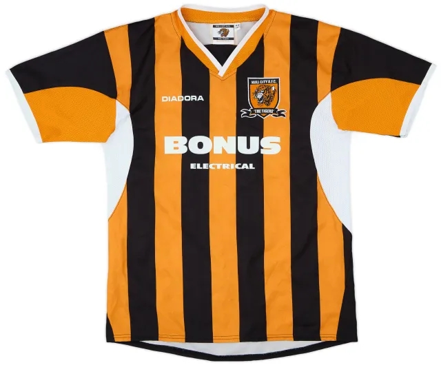Diadora 2005-06 Hull City Home Shirt - 8/10 - (M.Boys)