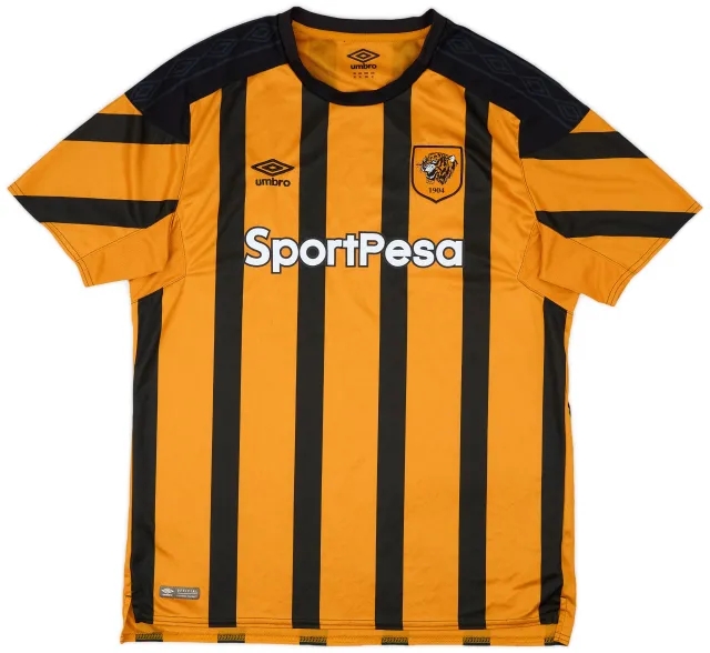 Umbro 2017-18 Hull City Home Shirt - 8/10 - (XL)