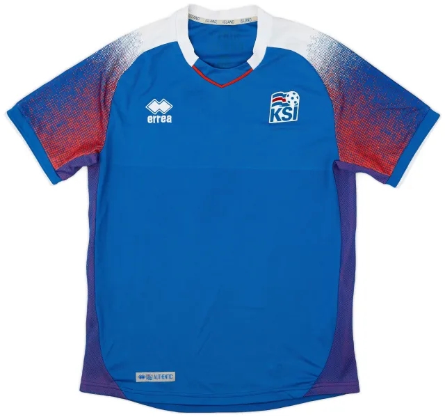 Errea 2018-19 Iceland Home Shirt - 6/10 - (L)
