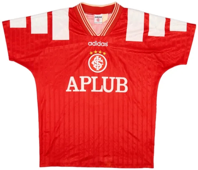 adidas 1997 Internacional Home Shirt #9 - 6/10 - (XL)