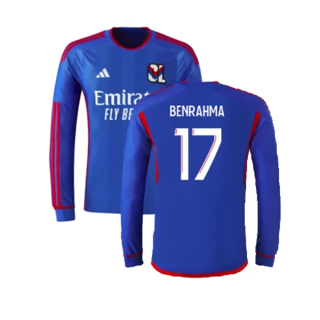 adidas Lyon Mens LS Away Shirt 2023/24